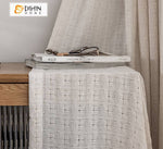 DIHIN HOME Japanese Thickened Cotton Linen Jacquard White Color,Grommet Window Sheer Curtain for Living Room ,52x63-inch,1 Panel Roman Shades Curtains Window Blinds custom curtains blackout curtains curtains for living room sheer curtains curtain fabric linen curtains kitchen curtains velvet curtains pinch pleat curtains bay window curtains outdoor curtains pleated curtains floral curtains dining room curtains kitchen valances drapes for bedroom patio curtains nursery curtains grommet curtains