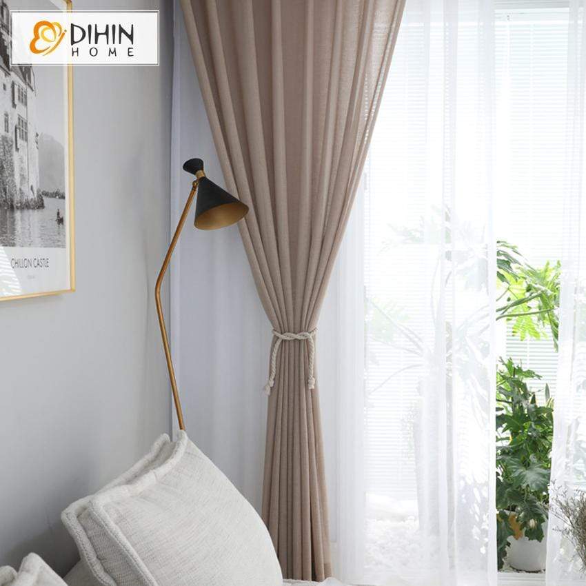 DIHIN HOME Light Coffee Printed Sheer Curtain,Blackout Grommet Window Curtain for Living Room ,52x63-inch,1 Panel Roman Shades Curtains Window Blinds custom curtains blackout curtains curtains for living room sheer curtains curtain fabric linen curtains kitchen curtains velvet curtains pinch pleat curtains bay window curtains outdoor curtains pleated curtains floral curtains dining room curtains kitchen valances drapes for bedroom patio curtains nursery curtains grommet curtains