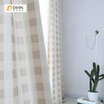 DIHIN HOME Light Color Square Printed，Blackout Grommet Window Curtain for Living Room ,52x63-inch,1 Panel Roman Shades Curtains Window Blinds custom curtains blackout curtains curtains for living room sheer curtains curtain fabric linen curtains kitchen curtains velvet curtains pinch pleat curtains bay window curtains outdoor curtains pleated curtains floral curtains dining room curtains kitchen valances drapes for bedroom patio curtains nursery curtains grommet curtains
