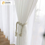 DIHIN HOME Light Lines Embroidered Sheer Curtain,Blackout Grommet Window Curtain for Living Room ,52x63-inch,1 Panel Roman Shades Curtains Window Blinds custom curtains blackout curtains curtains for living room sheer curtains curtain fabric linen curtains kitchen curtains velvet curtains pinch pleat curtains bay window curtains outdoor curtains pleated curtains floral curtains dining room curtains kitchen valances drapes for bedroom patio curtains nursery curtains grommet curtains
