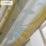 DIHIN HOME Luxurious Light Blue Flowers Printed,Blackout Grommet Window Curtain for Living Room ,52x63-inch,1 Panel Roman Shades Curtains Window Blinds custom curtains blackout curtains curtains for living room sheer curtains curtain fabric linen curtains kitchen curtains velvet curtains pinch pleat curtains bay window curtains outdoor curtains pleated curtains floral curtains dining room curtains kitchen valances drapes for bedroom patio curtains nursery curtains grommet curtains