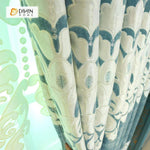 DIHIN HOME Luxurious Velvet Embroidered Valance ,Blackout Curtains Grommet Window Curtain for Living Room ,52x84-inch,1 Panel Curtains custom curtains blackout curtains curtains for living room curtain fabric linen curtains