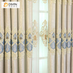 DIHIN HOME Luxury Beige Color Embroideried Valance ,Blackout Curtains Grommet Window Curtain for Living Room ,52x84-inch,1 Panel Roman Shades Curtains Window Blinds custom curtains blackout curtains curtains for living room sheer curtains curtain fabric linen curtains kitchen curtains velvet curtains pinch pleat curtains bay window curtains outdoor curtains pleated curtains floral curtains dining room curtains kitchen valances drapes for bedroom patio curtains nursery curtains grommet curtains