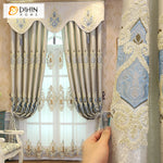 DIHIN HOME Luxury Beige Color Embroideried Valance ,Blackout Curtains Grommet Window Curtain for Living Room ,52x84-inch,1 Panel Roman Shades Curtains Window Blinds custom curtains blackout curtains curtains for living room sheer curtains curtain fabric linen curtains kitchen curtains velvet curtains pinch pleat curtains bay window curtains outdoor curtains pleated curtains floral curtains dining room curtains kitchen valances drapes for bedroom patio curtains nursery curtains grommet curtains