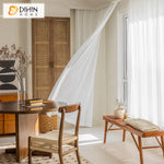 DIHIN HOME Luxury Chiffon Yarn White Color,Grommet Window Sheer Curtain for Living Room ,52x63-inch,1 Panel Roman Shades Curtains Window Blinds custom curtains blackout curtains curtains for living room sheer curtains curtain fabric linen curtains kitchen curtains velvet curtains pinch pleat curtains bay window curtains outdoor curtains pleated curtains floral curtains dining room curtains kitchen valances drapes for bedroom patio curtains nursery curtains grommet curtains