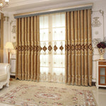 DIHIN HOME Luxury Embroidered Curtain ,Blackout Curtains Grommet Window Curtain for Living Room ,A Set of 6 Panles Roman Shades Curtains Window Blinds custom curtains blackout curtains curtains for living room sheer curtains curtain fabric linen curtains kitchen curtains velvet curtains pinch pleat curtains bay window curtains outdoor curtains pleated curtains floral curtains dining room curtains kitchen valances drapes for bedroom patio curtains nursery curtains grommet curtains