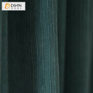 DIHIN HOME Luxury Euroean Vintage Dark Green Curtains,Blackout Grommet Window Curtain for Living Room ,52x63-inch,1 Panel Roman Shades Curtains Window Blinds custom curtains blackout curtains curtains for living room sheer curtains curtain fabric linen curtains kitchen curtains velvet curtains pinch pleat curtains bay window curtains outdoor curtains pleated curtains floral curtains dining room curtains kitchen valances drapes for bedroom patio curtains nursery curtains grommet curtains
