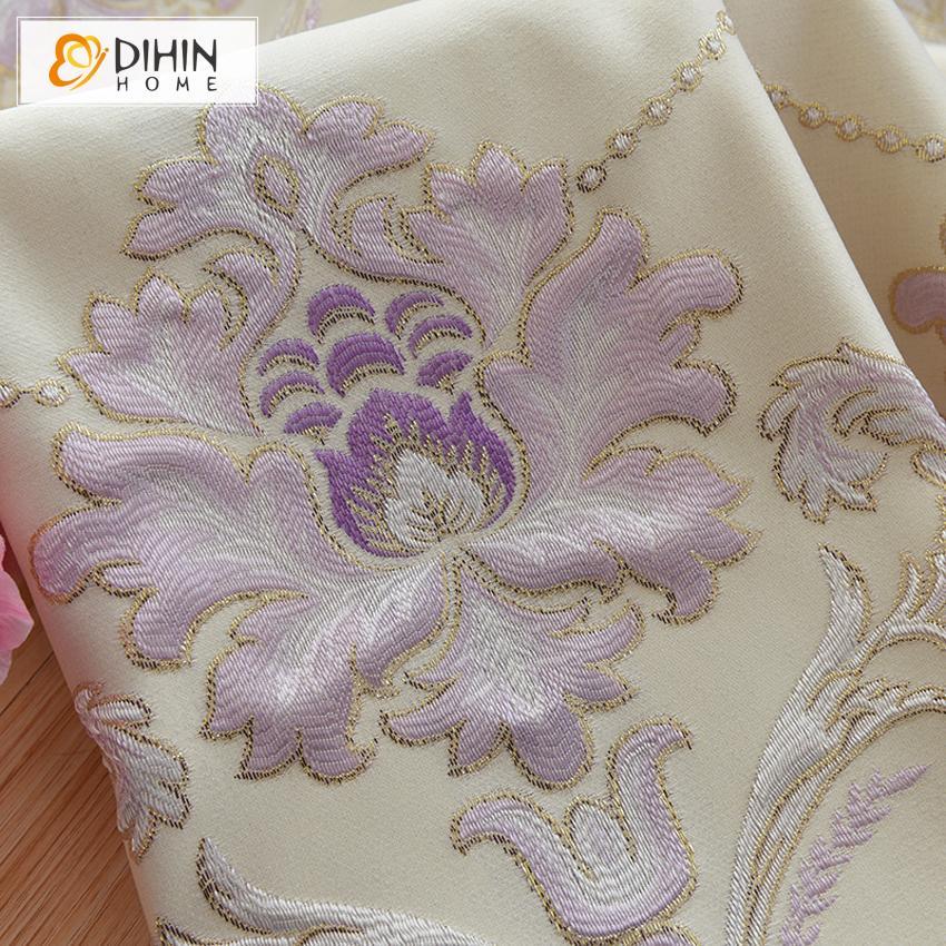 DIHIN HOME Luxury European Jacquard Curtain ,Blackout Grommet Window Curtain for Living Room ,52x63-inch,1 Panel Roman Shades Curtains Window Blinds custom curtains blackout curtains curtains for living room sheer curtains curtain fabric linen curtains kitchen curtains velvet curtains pinch pleat curtains bay window curtains outdoor curtains pleated curtains floral curtains dining room curtains kitchen valances drapes for bedroom patio curtains nursery curtains grommet curtains