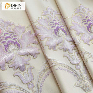 DIHIN HOME Luxury European Jacquard Curtain ,Blackout Grommet Window Curtain for Living Room ,52x63-inch,1 Panel Roman Shades Curtains Window Blinds custom curtains blackout curtains curtains for living room sheer curtains curtain fabric linen curtains kitchen curtains velvet curtains pinch pleat curtains bay window curtains outdoor curtains pleated curtains floral curtains dining room curtains kitchen valances drapes for bedroom patio curtains nursery curtains grommet curtains
