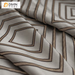 DIHIN HOME Luxury Geometric Striped Jacquard,Blackout Grommet Window Curtain for Living Room ,52x63-inch,1 Panel Roman Shades Curtains Window Blinds custom curtains blackout curtains curtains for living room sheer curtains curtain fabric linen curtains kitchen curtains velvet curtains pinch pleat curtains bay window curtains outdoor curtains pleated curtains floral curtains dining room curtains kitchen valances drapes for bedroom patio curtains nursery curtains grommet curtains