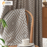 DIHIN HOME Luxury Geometric Striped Jacquard,Blackout Grommet Window Curtain for Living Room ,52x63-inch,1 Panel Roman Shades Curtains Window Blinds custom curtains blackout curtains curtains for living room sheer curtains curtain fabric linen curtains kitchen curtains velvet curtains pinch pleat curtains bay window curtains outdoor curtains pleated curtains floral curtains dining room curtains kitchen valances drapes for bedroom patio curtains nursery curtains grommet curtains