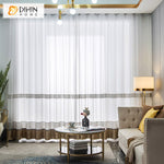 DIHIN HOME Luxury Geometry Embroideried Sheer Curtain,Grommet Window Curtain for Living Room ,52x63-inch,1 Panel Roman Shades Curtains Window Blinds custom curtains blackout curtains curtains for living room sheer curtains curtain fabric linen curtains kitchen curtains velvet curtains pinch pleat curtains bay window curtains outdoor curtains pleated curtains floral curtains dining room curtains kitchen valances drapes for bedroom patio curtains nursery curtains grommet curtains