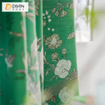 DIHIN HOME Luxury Green Color Printed,Blackout Grommet Window Curtain for Living Room ,52x63-inch,1 Panel Roman Shades Curtains Window Blinds custom curtains blackout curtains curtains for living room sheer curtains curtain fabric linen curtains kitchen curtains velvet curtains pinch pleat curtains bay window curtains outdoor curtains pleated curtains floral curtains dining room curtains kitchen valances drapes for bedroom patio curtains nursery curtains grommet curtains