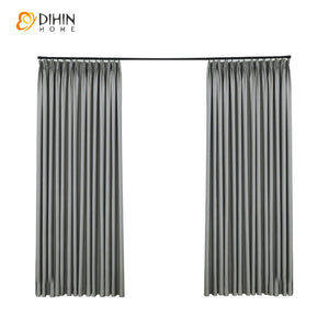 DIHIN HOME Luxury Grey Color Jacquard,Blackout Grommet Window Curtain for Living Room ,52x63-inch,1 Panel Roman Shades Curtains Window Blinds custom curtains blackout curtains curtains for living room sheer curtains curtain fabric linen curtains kitchen curtains velvet curtains pinch pleat curtains bay window curtains outdoor curtains pleated curtains floral curtains dining room curtains kitchen valances drapes for bedroom patio curtains nursery curtains grommet curtains