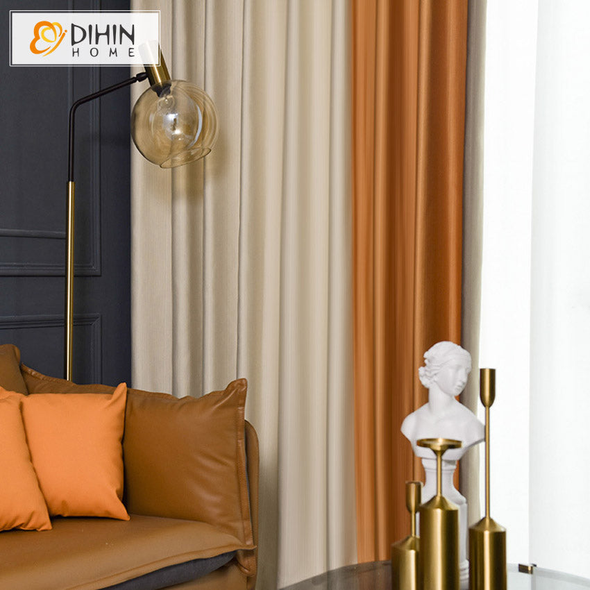 DIHIN HOME Luxury High Quality 3 Colors Fabrics,Blackout Grommet Window Curtain for Living Room,1 Panel Roman Shades Curtains Window Blinds custom curtains blackout curtains curtains for living room sheer curtains curtain fabric linen curtains kitchen curtains velvet curtains pinch pleat curtains bay window curtains outdoor curtains pleated curtains floral curtains dining room curtains kitchen valances drapes for bedroom patio curtains nursery curtains grommet curtains