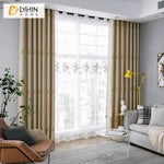 DIHIN HOME Luxury High Quality High-precision Embroidered Feather Curtain,Blackout Curtains Grommet Window Curtain for Living Room ,52x84-inch,1 Panel Roman Shades Curtains Window Blinds custom curtains blackout curtains curtains for living room sheer curtains curtain fabric linen curtains kitchen curtains velvet curtains pinch pleat curtains bay window curtains outdoor curtains pleated curtains floral curtains dining room curtains kitchen valances drapes for bedroom patio curtains nursery curtains grommet 