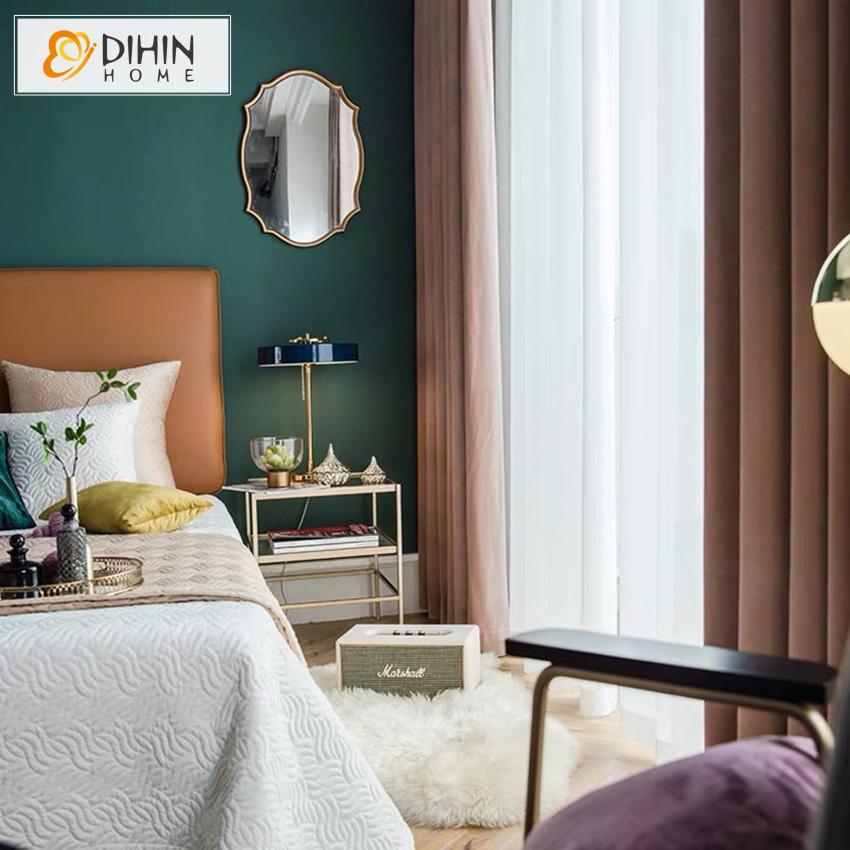 DIHIN HOME Luxury High Quality Soft Curtains,Velvet Fabric ,Blackout Grommet Window Curtain for Living Room ,52x63-inch,1 Panel Roman Shades Curtains Window Blinds custom curtains blackout curtains curtains for living room sheer curtains curtain fabric linen curtains kitchen curtains velvet curtains pinch pleat curtains bay window curtains outdoor curtains pleated curtains floral curtains dining room curtains kitchen valances drapes for bedroom patio curtains nursery curtains grommet curtains