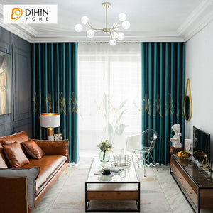 DIHIN HOME Luxury Imitation Silk Flowers Printed Curtains,Grommet Window Curtain for Living Room ,52x63-inch,1 Panel Roman Shades Curtains Window Blinds custom curtains blackout curtains curtains for living room sheer curtains curtain fabric linen curtains kitchen curtains velvet curtains pinch pleat curtains bay window curtains outdoor curtains pleated curtains floral curtains dining room curtains kitchen valances drapes for bedroom patio curtains nursery curtains grommet curtains