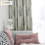 DIHIN HOME Luxury Pastoral Jacquard Curtain ,Cotton Linen ,Blackout Grommet Window Curtain for Living Room ,52x63-inch,1 Panel Roman Shades Curtains Window Blinds custom curtains blackout curtains curtains for living room sheer curtains curtain fabric linen curtains kitchen curtains velvet curtains pinch pleat curtains bay window curtains outdoor curtains pleated curtains floral curtains dining room curtains kitchen valances drapes for bedroom patio curtains nursery curtains grommet curtains
