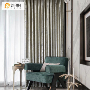 DIHIN HOME Luxury Retro High Precision Fabric,Blackout Grommet Window Curtain for Living Room ,52x63-inch,1 Panel Roman Shades Curtains Window Blinds custom curtains blackout curtains curtains for living room sheer curtains curtain fabric linen curtains kitchen curtains velvet curtains pinch pleat curtains bay window curtains outdoor curtains pleated curtains floral curtains dining room curtains kitchen valances drapes for bedroom patio curtains nursery curtains grommet curtains