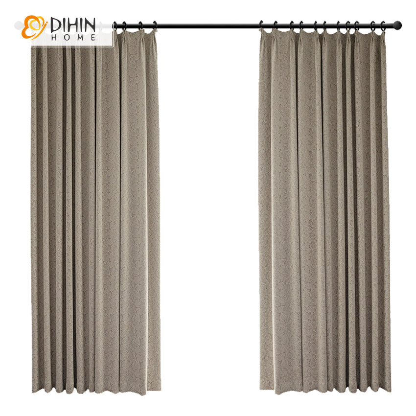 DIHIN HOME Luxury Retro Jacquard Curtains,Blackout Grommet Window Curtain for Living Room ,52x63-inch,1 Panel Roman Shades Curtains Window Blinds custom curtains blackout curtains curtains for living room sheer curtains curtain fabric linen curtains kitchen curtains velvet curtains pinch pleat curtains bay window curtains outdoor curtains pleated curtains floral curtains dining room curtains kitchen valances drapes for bedroom patio curtains nursery curtains grommet curtains