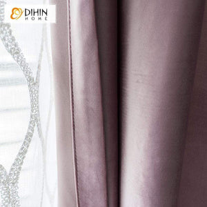 DIHIN HOME Luxury Velvet Curtains,Blackout Grommet Window Curtain for Living Room ,52x63-inch,1 Panel Roman Shades Curtains Window Blinds custom curtains blackout curtains curtains for living room sheer curtains curtain fabric linen curtains kitchen curtains velvet curtains pinch pleat curtains bay window curtains outdoor curtains pleated curtains floral curtains dining room curtains kitchen valances drapes for bedroom patio curtains nursery curtains grommet curtains