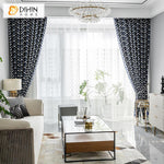 DIHIN HOME Luxury Vintage Blue Abstract Geometric Jacquard Curtain ,Blackout Curtains Grommet Window Curtain for Living Room ,52x63-inch,1 Panel Roman Shades Curtains Window Blinds custom curtains blackout curtains curtains for living room sheer curtains curtain fabric linen curtains kitchen curtains velvet curtains pinch pleat curtains bay window curtains outdoor curtains pleated curtains floral curtains dining room curtains kitchen valances drapes for bedroom patio curtains nursery curtains grommet curtai