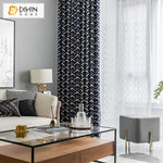 DIHIN HOME Luxury Vintage Blue Abstract Geometric Jacquard Curtain ,Blackout Curtains Grommet Window Curtain for Living Room ,52x63-inch,1 Panel Roman Shades Curtains Window Blinds custom curtains blackout curtains curtains for living room sheer curtains curtain fabric linen curtains kitchen curtains velvet curtains pinch pleat curtains bay window curtains outdoor curtains pleated curtains floral curtains dining room curtains kitchen valances drapes for bedroom patio curtains nursery curtains grommet curtai