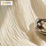 DIHIN HOME Luxury Waves Pattern White Color,Grommet Window Sheer Curtain for Living Room ,52x63-inch,1 Panel Roman Shades Curtains Window Blinds custom curtains blackout curtains curtains for living room sheer curtains curtain fabric linen curtains kitchen curtains velvet curtains pinch pleat curtains bay window curtains outdoor curtains pleated curtains floral curtains dining room curtains kitchen valances drapes for bedroom patio curtains nursery curtains grommet curtains