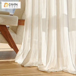 DIHIN HOME Luxury Waves Pattern White Color,Grommet Window Sheer Curtain for Living Room ,52x63-inch,1 Panel Roman Shades Curtains Window Blinds custom curtains blackout curtains curtains for living room sheer curtains curtain fabric linen curtains kitchen curtains velvet curtains pinch pleat curtains bay window curtains outdoor curtains pleated curtains floral curtains dining room curtains kitchen valances drapes for bedroom patio curtains nursery curtains grommet curtains