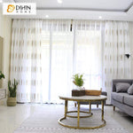 DIHIN HOME Messy Lines Embroidered Sheer Curtain,Blackout Grommet Window Curtain for Living Room ,52x63-inch,1 Panel Roman Shades Curtains Window Blinds custom curtains blackout curtains curtains for living room sheer curtains curtain fabric linen curtains kitchen curtains velvet curtains pinch pleat curtains bay window curtains outdoor curtains pleated curtains floral curtains dining room curtains kitchen valances drapes for bedroom patio curtains nursery curtains grommet curtains