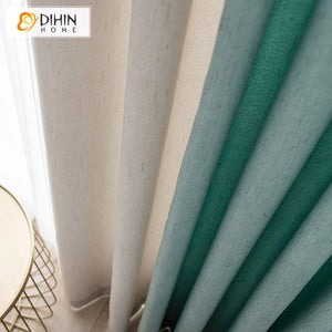 DIHIN HOME Modern 2 Colors Fabric Cotton Linen,Blackout Grommet Window Curtain for Living Room ,52x63-inch,1 Panel Roman Shades Curtains Window Blinds custom curtains blackout curtains curtains for living room sheer curtains curtain fabric linen curtains kitchen curtains velvet curtains pinch pleat curtains bay window curtains outdoor curtains pleated curtains floral curtains dining room curtains kitchen valances drapes for bedroom patio curtains nursery curtains grommet curtains