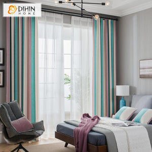DIHIN HOME Modern 3 Colors Fashion Striped Curtain,Blackout Curtains Grommet Window Curtain for Living Room ,52x63-inch,1 Panel Roman Shades Curtains Window Blinds custom curtains blackout curtains curtains for living room sheer curtains curtain fabric linen curtains kitchen curtains velvet curtains pinch pleat curtains bay window curtains outdoor curtains pleated curtains floral curtains dining room curtains kitchen valances drapes for bedroom patio curtains nursery curtains grommet curtains