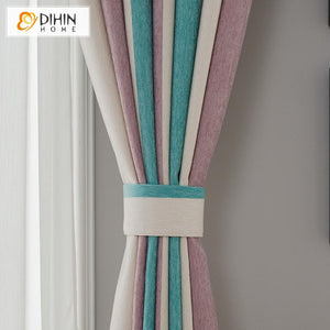 DIHIN HOME Modern 3 Colors Fashion Striped Curtain,Blackout Curtains Grommet Window Curtain for Living Room ,52x63-inch,1 Panel Roman Shades Curtains Window Blinds custom curtains blackout curtains curtains for living room sheer curtains curtain fabric linen curtains kitchen curtains velvet curtains pinch pleat curtains bay window curtains outdoor curtains pleated curtains floral curtains dining room curtains kitchen valances drapes for bedroom patio curtains nursery curtains grommet curtains