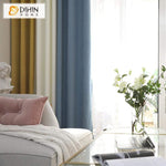 DIHIN HOME Modern 3 Colors Spliced Curtains，Blackout Grommet Window Curtain for Living Room ,52x63-inch,1 Panel Roman Shades Curtains Window Blinds custom curtains blackout curtains curtains for living room sheer curtains curtain fabric linen curtains kitchen curtains velvet curtains pinch pleat curtains bay window curtains outdoor curtains pleated curtains floral curtains dining room curtains kitchen valances drapes for bedroom patio curtains nursery curtains grommet curtains
