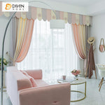 DIHIN HOME Modern 3 Colors Striped Curtain With Valance,Blackout Curtains Grommet Window Curtain for Living Room ,52x84-inch,1 Panel Roman Shades Curtains Window Blinds custom curtains blackout curtains curtains for living room sheer curtains curtain fabric linen curtains kitchen curtains velvet curtains pinch pleat curtains bay window curtains outdoor curtains pleated curtains floral curtains dining room curtains kitchen valances drapes for bedroom patio curtains nursery curtains grommet curtains
