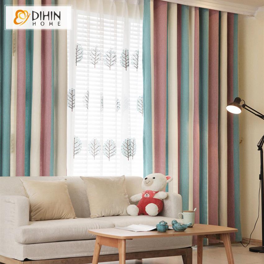 DIHIN HOME Modern 3 Colors Striped Curtains,Velvet Fabric ,Blackout Grommet Window Curtain for Living Room ,52x63-inch,1 Panel Roman Shades Curtains Window Blinds custom curtains blackout curtains curtains for living room sheer curtains curtain fabric linen curtains kitchen curtains velvet curtains pinch pleat curtains bay window curtains outdoor curtains pleated curtains floral curtains dining room curtains kitchen valances drapes for bedroom patio curtains nursery curtains grommet curtains
