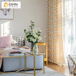 DIHIN HOME Modern Abstract Geometric Prined Curtain,Blackout Curtains Grommet Window Curtain for Living Room ,52x84-inch,1 Panel Curtains custom curtains blackout curtains curtains for living room curtain fabric linen curtains