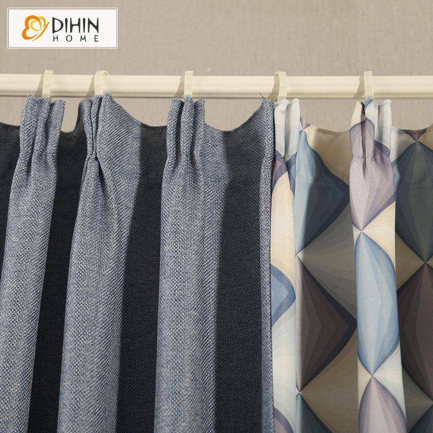 DIHIN HOME Modern Abstract Geometry Printed Curtains,Blackout Grommet Window Curtain for Living Room ,52x63-inch,1 Panel Roman Shades Curtains Window Blinds custom curtains blackout curtains curtains for living room sheer curtains curtain fabric linen curtains kitchen curtains velvet curtains pinch pleat curtains bay window curtains outdoor curtains pleated curtains floral curtains dining room curtains kitchen valances drapes for bedroom patio curtains nursery curtains grommet curtains