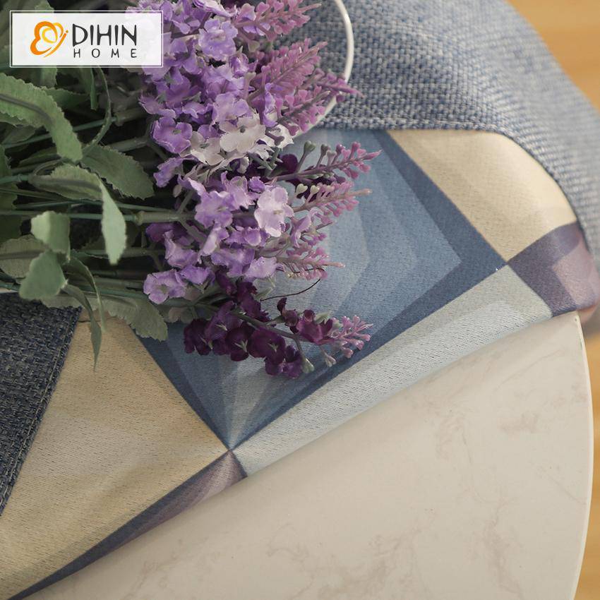 DIHIN HOME Modern Abstract Geometry Printed Curtains,Blackout Grommet Window Curtain for Living Room ,52x63-inch,1 Panel Roman Shades Curtains Window Blinds custom curtains blackout curtains curtains for living room sheer curtains curtain fabric linen curtains kitchen curtains velvet curtains pinch pleat curtains bay window curtains outdoor curtains pleated curtains floral curtains dining room curtains kitchen valances drapes for bedroom patio curtains nursery curtains grommet curtains