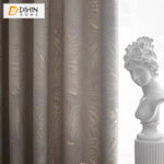 DIHIN HOME Modern Abstract Leaf Jacquard,Blackout Grommet Window Curtain for Living Room ,52x63-inch,1 Panel Roman Shades Curtains Window Blinds custom curtains blackout curtains curtains for living room sheer curtains curtain fabric linen curtains kitchen curtains velvet curtains pinch pleat curtains bay window curtains outdoor curtains pleated curtains floral curtains dining room curtains kitchen valances drapes for bedroom patio curtains nursery curtains grommet curtains