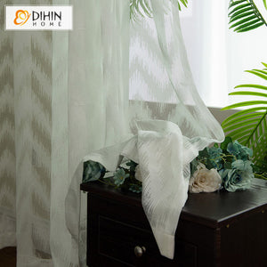 DIHIN HOME Modern Abstract Lines Striped Sheer Curtains,Grommet Window Curtain for Living Room ,52x63-inch,1 Panel Roman Shades Curtains Window Blinds custom curtains blackout curtains curtains for living room sheer curtains curtain fabric linen curtains kitchen curtains velvet curtains pinch pleat curtains bay window curtains outdoor curtains pleated curtains floral curtains dining room curtains kitchen valances drapes for bedroom patio curtains nursery curtains grommet curtains