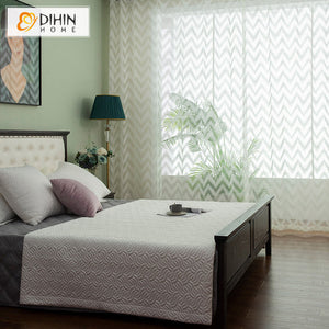 DIHIN HOME Modern Abstract Lines Striped Sheer Curtains,Grommet Window Curtain for Living Room ,52x63-inch,1 Panel Roman Shades Curtains Window Blinds custom curtains blackout curtains curtains for living room sheer curtains curtain fabric linen curtains kitchen curtains velvet curtains pinch pleat curtains bay window curtains outdoor curtains pleated curtains floral curtains dining room curtains kitchen valances drapes for bedroom patio curtains nursery curtains grommet curtains