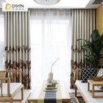 DIHIN HOME Modern Abstract Painting Printed Curtain ,Cotton Linen ,Blackout Grommet Window Curtain for Living Room ,52x63-inch,1 Panel Roman Shades Curtains Window Blinds custom curtains blackout curtains curtains for living room sheer curtains curtain fabric linen curtains kitchen curtains velvet curtains pinch pleat curtains bay window curtains outdoor curtains pleated curtains floral curtains dining room curtains kitchen valances drapes for bedroom patio curtains nursery curtains grommet curtains
