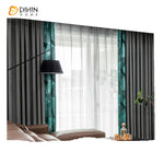 DIHIN HOME Modern Abstract Style Geometric,Blackout Grommet Window Curtain for Living Room ,52x63-inch,1 Panel Roman Shades Curtains Window Blinds custom curtains blackout curtains curtains for living room sheer curtains curtain fabric linen curtains kitchen curtains velvet curtains pinch pleat curtains bay window curtains outdoor curtains pleated curtains floral curtains dining room curtains kitchen valances drapes for bedroom patio curtains nursery curtains grommet curtains