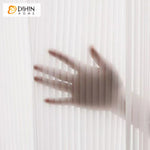 DIHIN HOME Modern Abstract White Striped Sheer Curtains,Grommet Window Curtain for Living Room ,52x63-inch,1 Panel Roman Shades Curtains Window Blinds custom curtains blackout curtains curtains for living room sheer curtains curtain fabric linen curtains kitchen curtains velvet curtains pinch pleat curtains bay window curtains outdoor curtains pleated curtains floral curtains dining room curtains kitchen valances drapes for bedroom patio curtains nursery curtains grommet curtains
