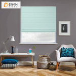DIHIN HOME Modern Aquatic Blue Color Roman Shades ,Easy Install Washable Curtains ,Customized Window Curtain Drape, 24"W X 64"H Roman Shades Curtains Window Blinds custom curtains blackout curtains curtains for living room sheer curtains curtain fabric linen curtains kitchen curtains velvet curtains pinch pleat curtains bay window curtains outdoor curtains pleated curtains floral curtains dining room curtains kitchen valances drapes for bedroom patio curtains nursery curtains grommet curtains