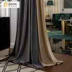 DIHIN HOME Modern Beige and Grey Color,Blackout Curtains Grommet Window Curtain for Living Room ,52x63-inch,1 Panel Roman Shades Curtains Window Blinds custom curtains blackout curtains curtains for living room sheer curtains curtain fabric linen curtains kitchen curtains velvet curtains pinch pleat curtains bay window curtains outdoor curtains pleated curtains floral curtains dining room curtains kitchen valances drapes for bedroom patio curtains nursery curtains grommet curtains
