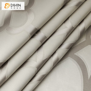 DIHIN HOME Modern Beige High-precision Geometric Curtains,Blackout Grommet Window Curtain for Living Room ,52x63-inch,1 Panel Roman Shades Curtains Window Blinds custom curtains blackout curtains curtains for living room sheer curtains curtain fabric linen curtains kitchen curtains velvet curtains pinch pleat curtains bay window curtains outdoor curtains pleated curtains floral curtains dining room curtains kitchen valances drapes for bedroom patio curtains nursery curtains grommet curtains