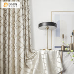 DIHIN HOME Modern Beige High-precision Geometric Curtains,Blackout Grommet Window Curtain for Living Room ,52x63-inch,1 Panel Roman Shades Curtains Window Blinds custom curtains blackout curtains curtains for living room sheer curtains curtain fabric linen curtains kitchen curtains velvet curtains pinch pleat curtains bay window curtains outdoor curtains pleated curtains floral curtains dining room curtains kitchen valances drapes for bedroom patio curtains nursery curtains grommet curtains